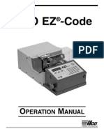 Ilco Ez Code Operation Manual