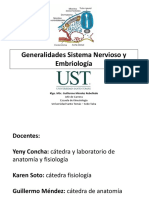 Generalidades Sistema Nervioso y EmbriologÃ_a