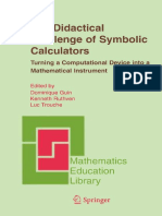 Guin the Didactical Challenge of Symbolic Calculators Turning a Computational Device Into a MaThematical