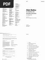 BADIOU, A aventura da filosofia francesa + Derrida (1930-2004)