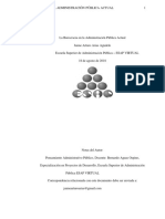 La Burocracia en La Administración Pública Actual