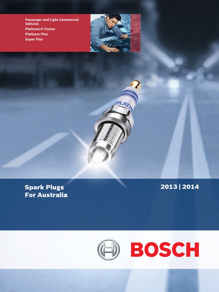 BOSCH Spark Plug Australia  2013 2014 v1 PDF PDF Ignition