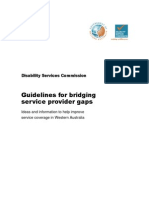 Bridging Service Provider Gap Guidelines - Ideas and Information To Help Improve Service Coverage in Western Australia (Id 2880 Ver 1.0.0)