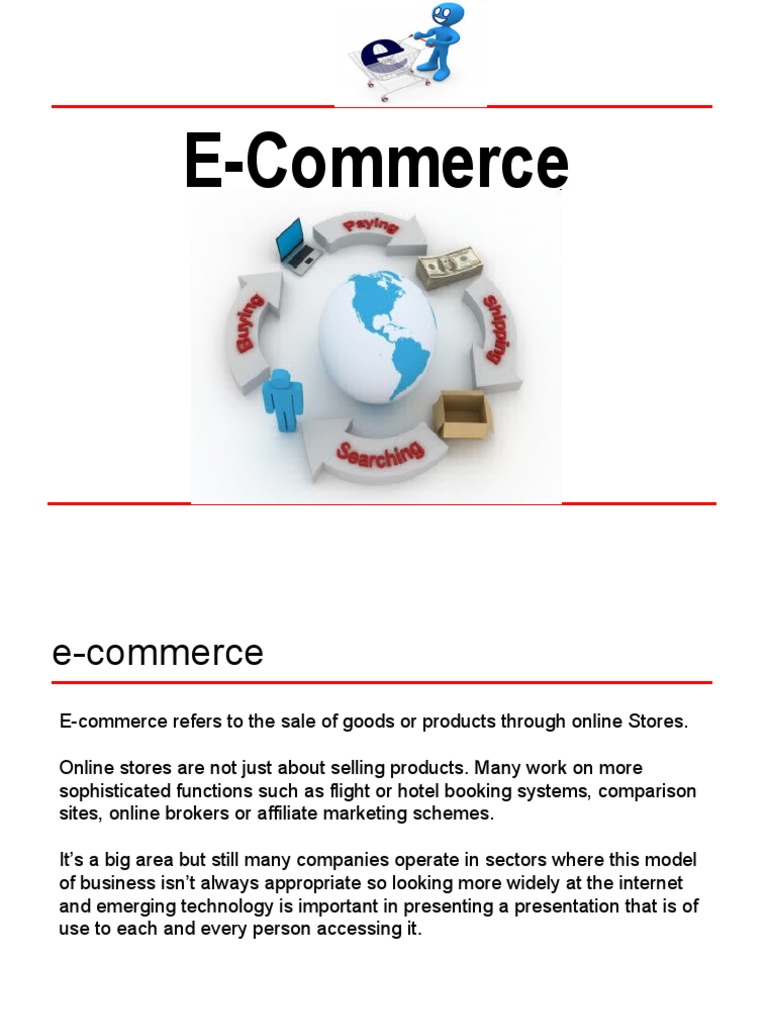 E-Commerce Overview and Framework | PDF | E Commerce | Online Shopping