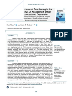 Psychosocial Functioning in the Elderly an Assessment of Self-concept and Depression.