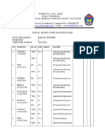 Jurnal Kegiatan Belajar Mengajar Mata Pelajaran: Bahasa Inggris Semester: 2 Tahun Pelajaran: 2013/2014