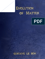 Evolution of Matter Gustave Le Bon
