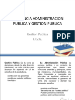 Diferencia entre gestión y administración pública