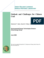 Outlook and Challenges For Chinese Coal: E O L B N L