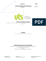 R-DC-95 Plantilla Informe Final Proyecto de Investigación, Desarrollo Tecnológico, Practicas