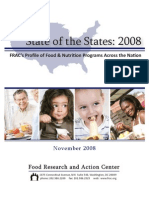 State of The States 2008 Report Re: Nutrition Assistance Programs
