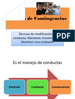 Manejo de Contingencias