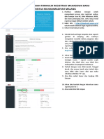 Tata Cara Pengisian Formulir Registrasi Mahasiswa Baru PDF
