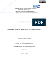 Construção e Avaliação Térmica de Um Fogão Solar Tipo Caixa PDF