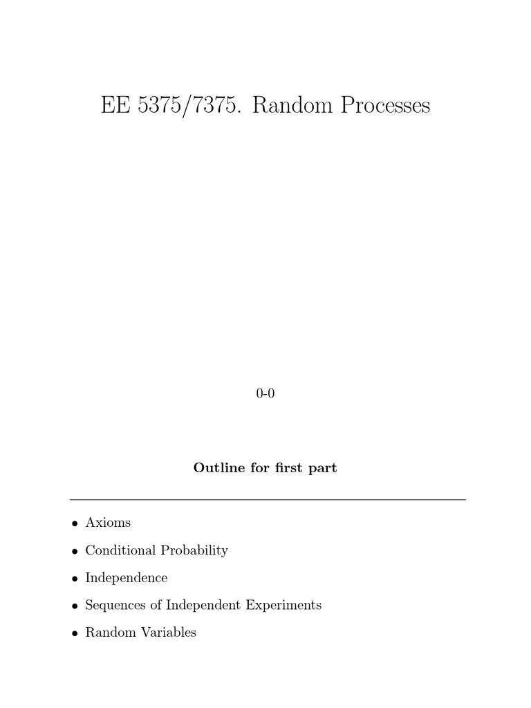 Lec 1 Download Free Pdf Probability Density Function Normal