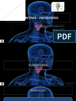 Puberfonía - Presbifonía