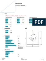 Isolated Footing Using Mathcad Prime