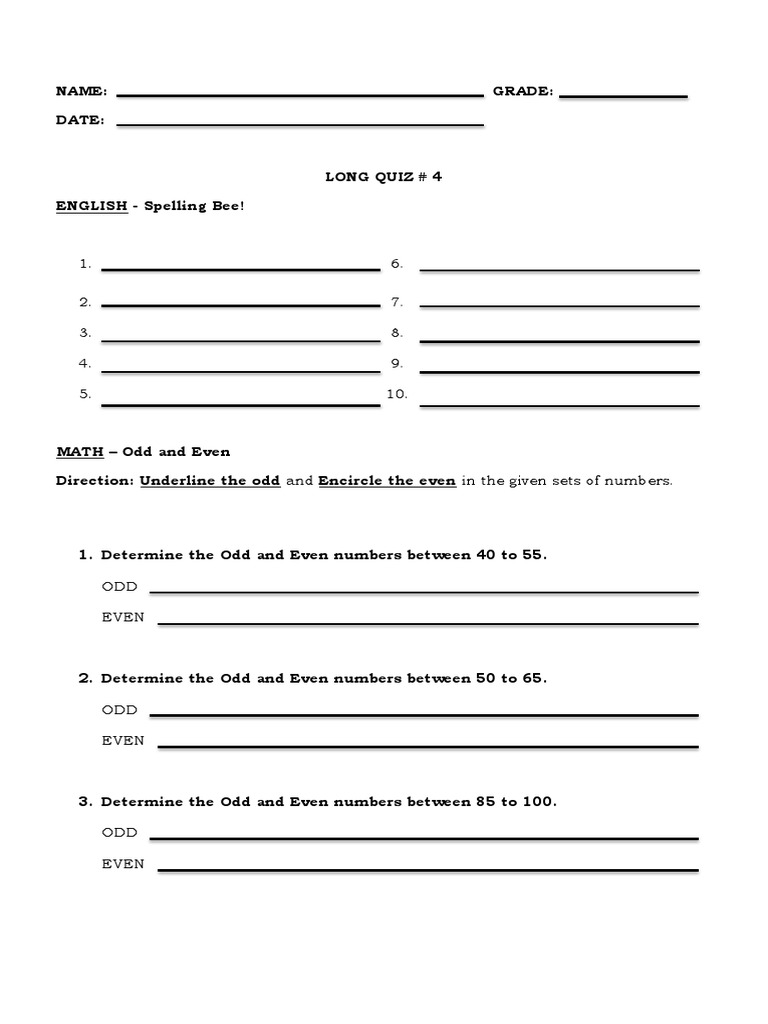 Long Quiz # 4 | PDF