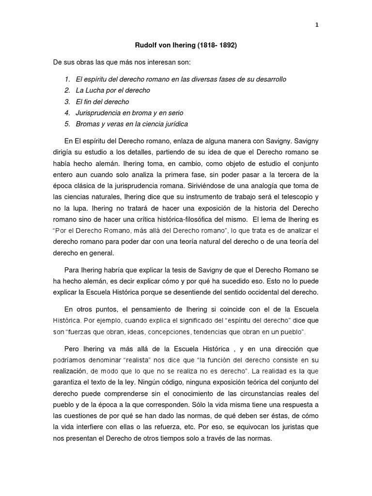 Rudolf Von Ihering | PDF | Egoismo psicologico | Science