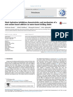 Shale Hydration Inhibition Characteristics and Mechanism of A