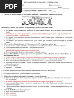 Atividade de História Os Francos e o Feudalismo