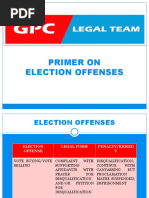 Primer On Election Offenses