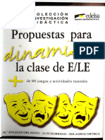 Propuestas para Dinamizar La Clase de ELE Mas 80 Juegos y Actividades Teatrales PDF