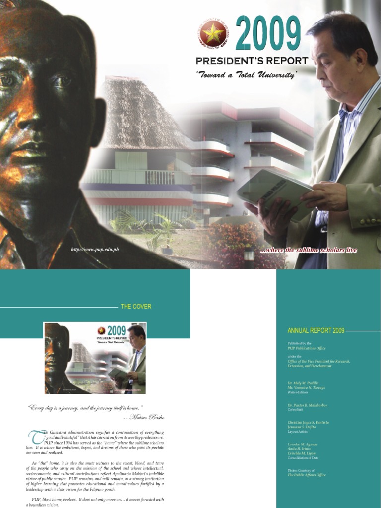 Bachelor Master\u0027s | | Degree Science Of PUPReport2009.pdf