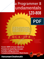 OCA Java Programmer 8 Fundamentals - 1Z0-808