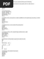 Multiple Choice Questions