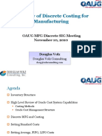 Overview of Oracle Discrete Costing for MFG v2 (3)