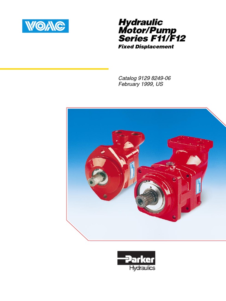 Hydraulic Motor/Pump Series F11/F12 Fixed Displacement PDF Bearing