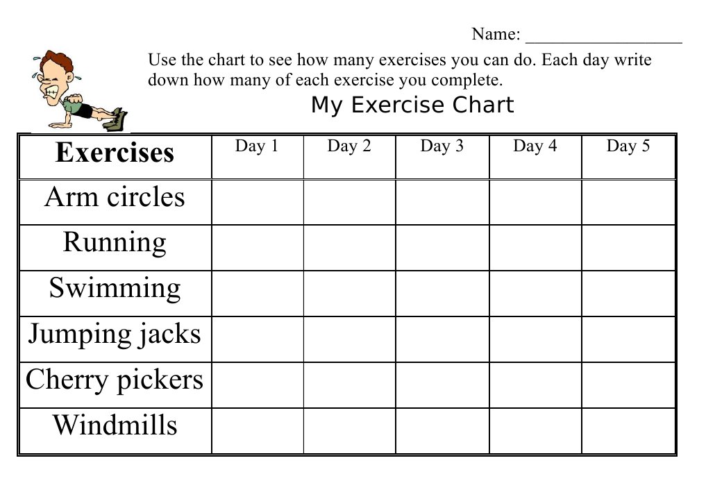 Exercise Chart | PDF
