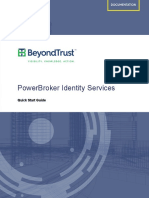 Powerbroker Identity Services: Quick Start Guide