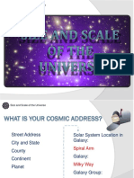 Size and Scale of The Universe