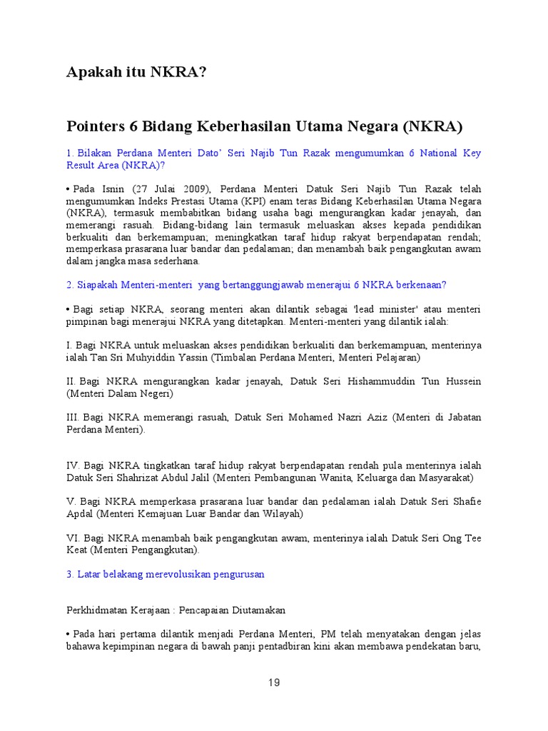 NKRA | PDF