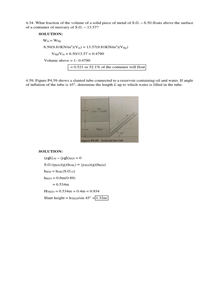 Solution:: M HG 3 M 3 HG | PDF