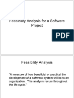 Feasibility Analysis For A Software Project