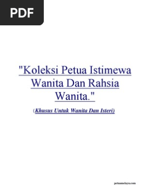 Koleksi Petua Istimewa Wanita Pdf