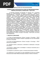 1 a Edital Chamada FECIT 2018