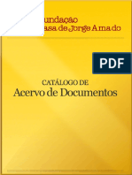 acervo de documentos de Jorge Amado
