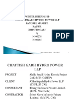 Chhattisgarh Hydro Power LLP: Winter Internship