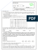 1ªAvaliaçãomatematica6ºano