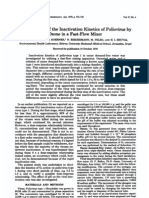 Ozone: Measurement of The Inactivation Kinetics of Poliovirus by Ina Fast-Flow Mixer