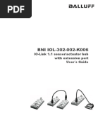 BNI IOL-302-002-K006: IO-Link 1.1 Sensor/actuator Hub With Extension Port User S Guide