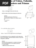 Volumes of Cubes, Cuboids, Cylinders(Aramae)