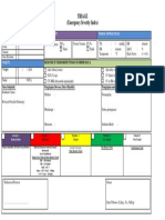 Form TRIASE Emergency Severity Index