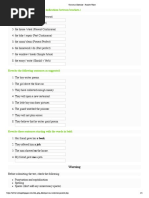 Grammar Exercise - Passive Voice