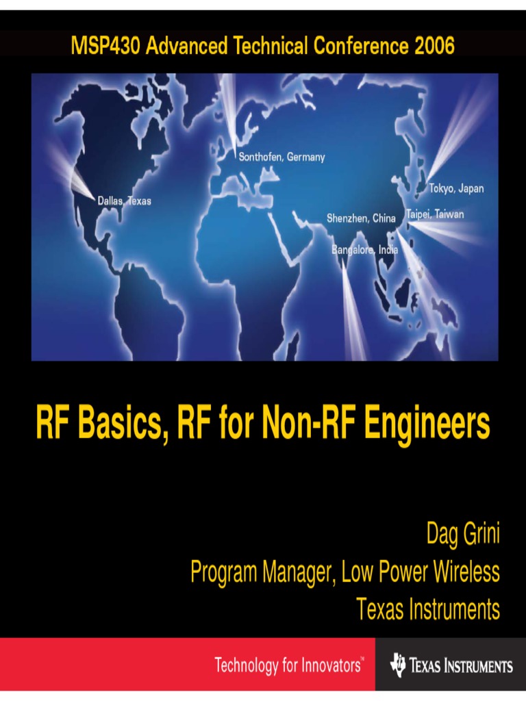 RF Basics, RF For Non-RF Engineers PDF | PDF | Modulation | Radio ...