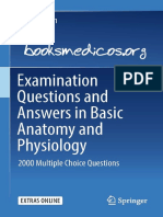 Examination Questions and Answers in Basic Anatomy and Physiology. 2000 Multiple Choice Questions - Martin Caon